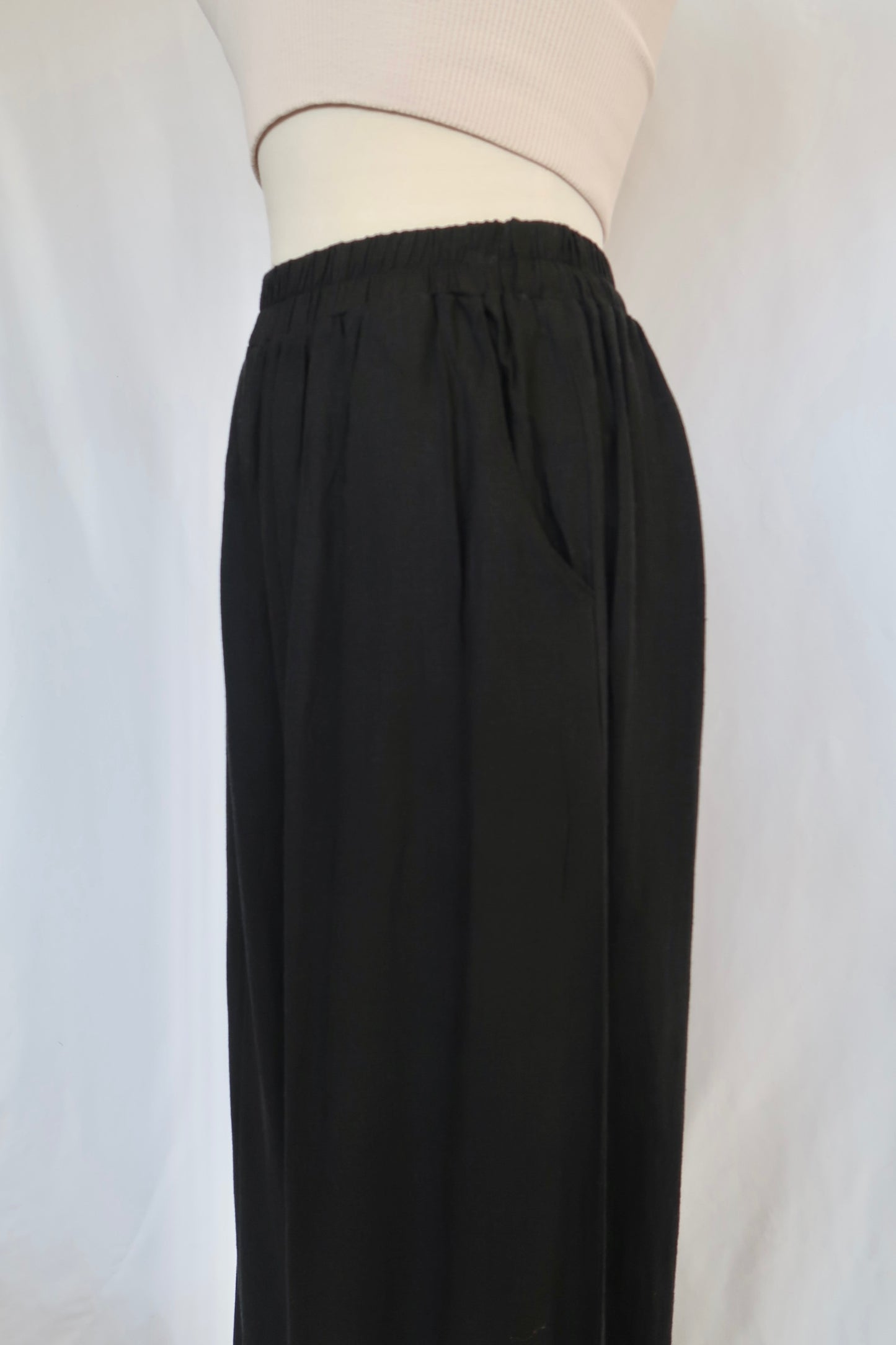 Lucy Wide Leg Pants | Black