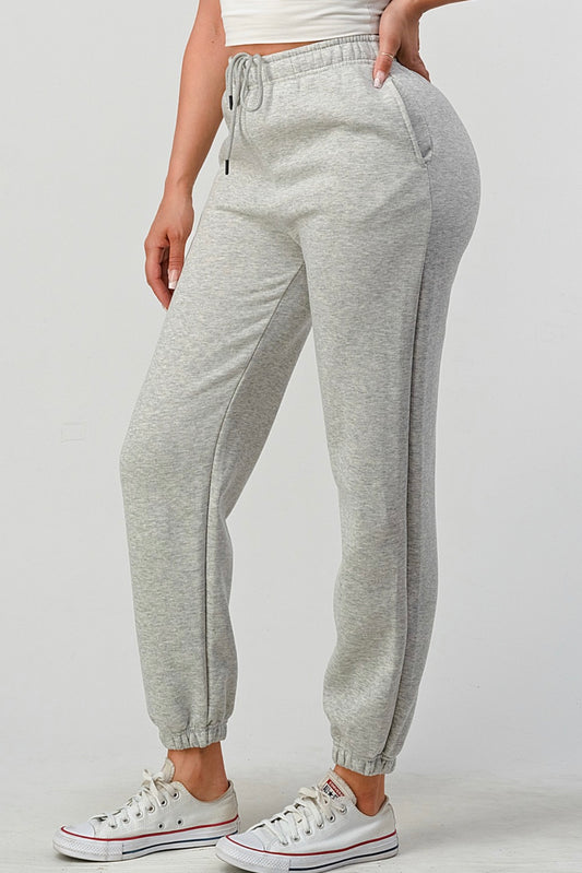 Let's Just Be Oversized Sweats | Light Gray