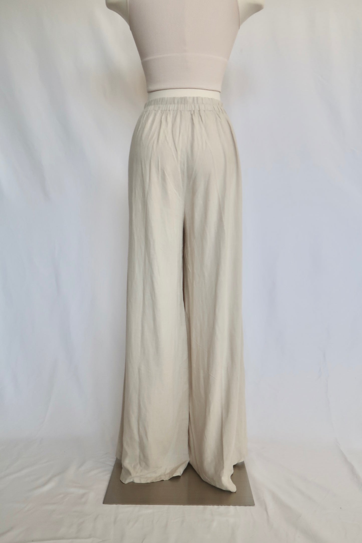 Lucy Wide Leg Pants | Beige