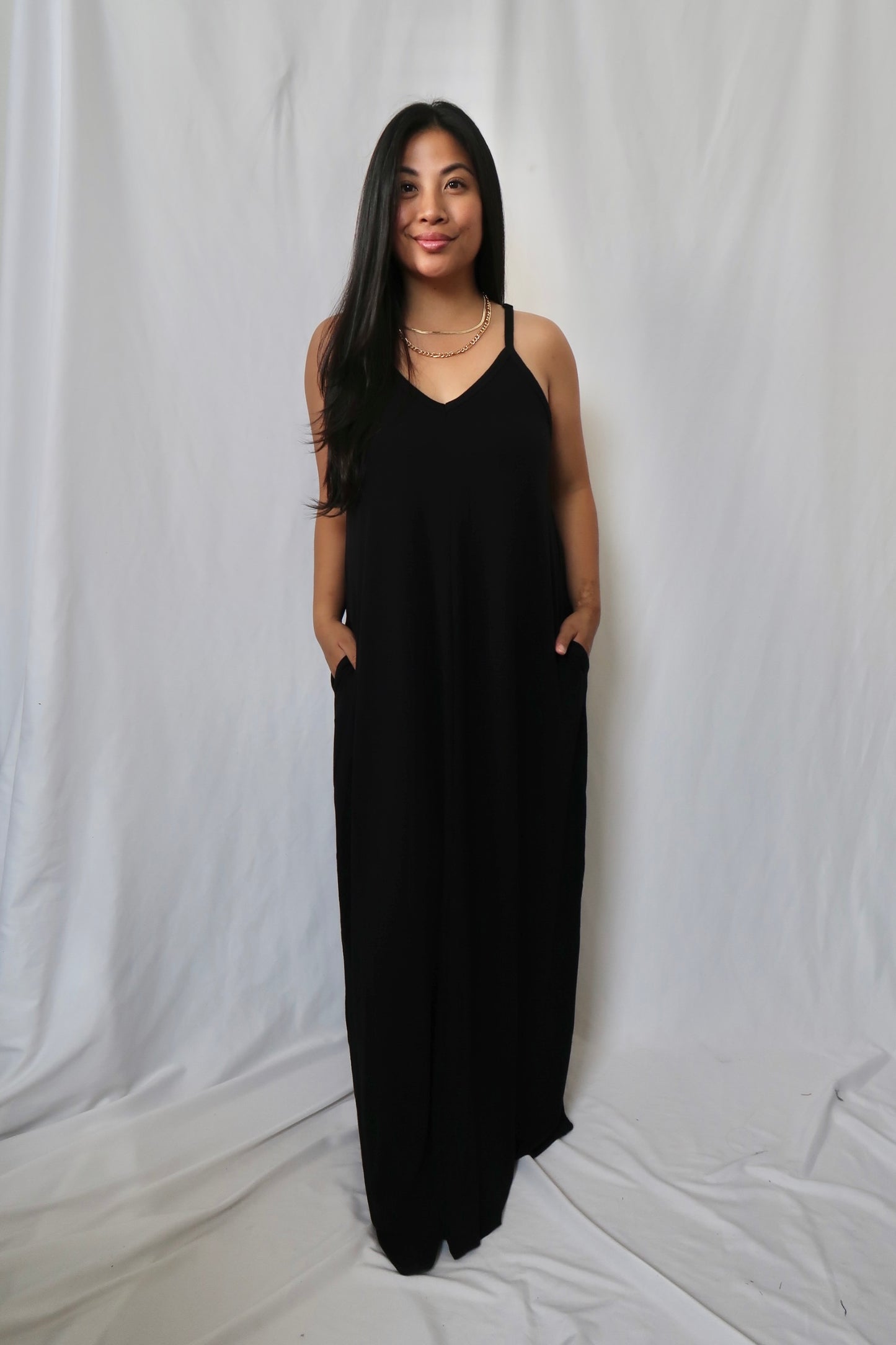 Don't Bother Maxi Dress | Black